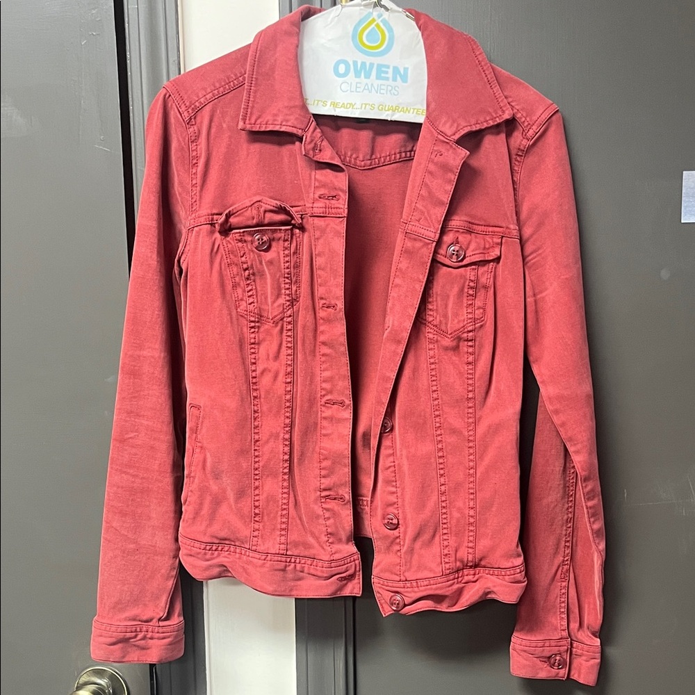 Liverpool Women's Vibrant Red Jean Jacket